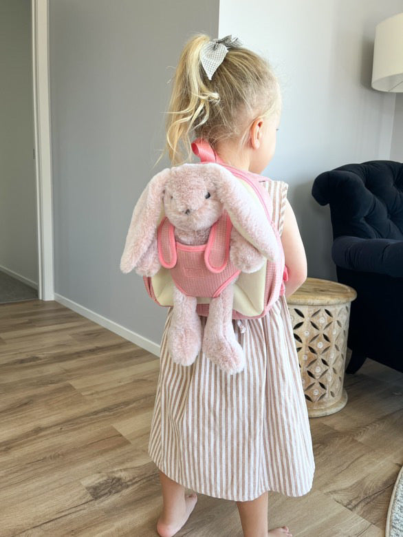 Pink Bunny Backpack 🐰