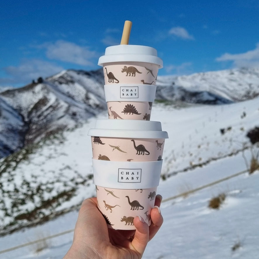Matching Dinosaur Cup Set — Adult & Babyccino