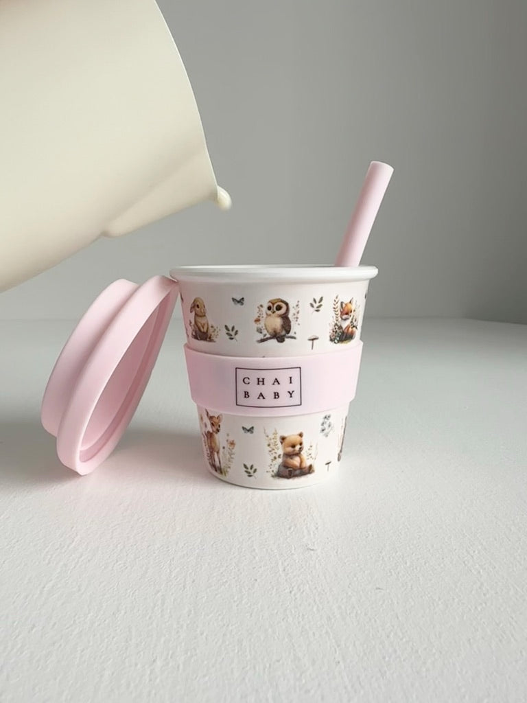 Matching Woodlands Cup Set — Kids & Babyccino