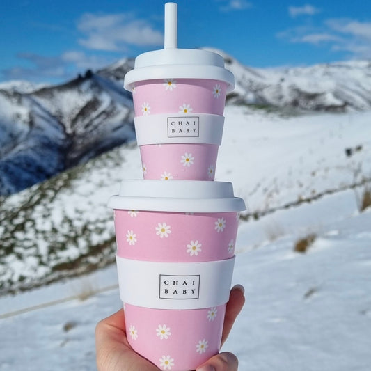 Matching Daisy Cup Set — Adult & Babyccino