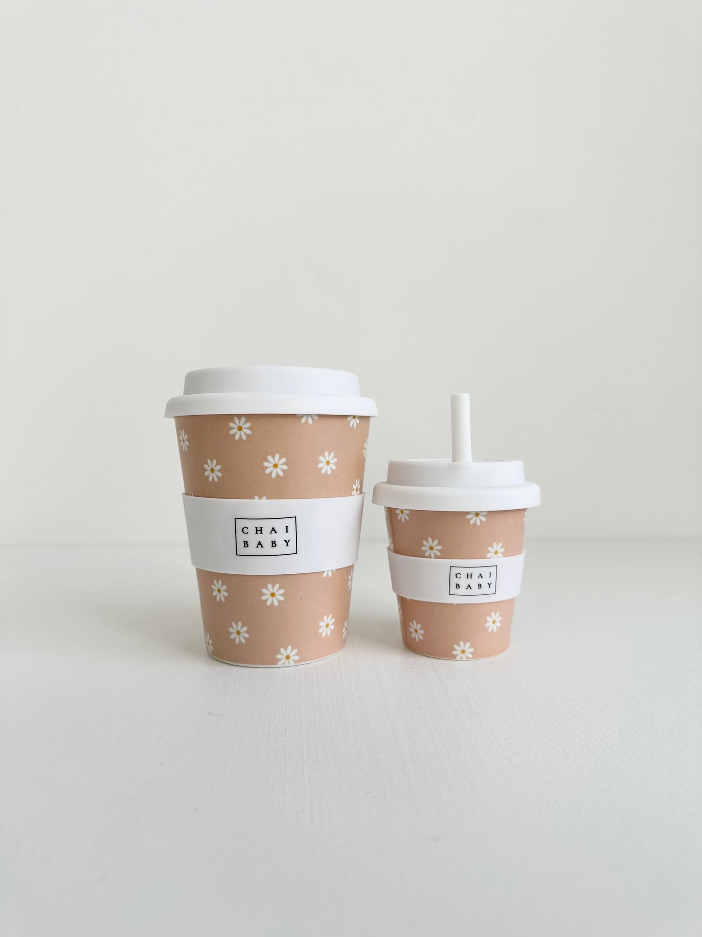 Matching Daisy Cup Set — Adult & Babyccino