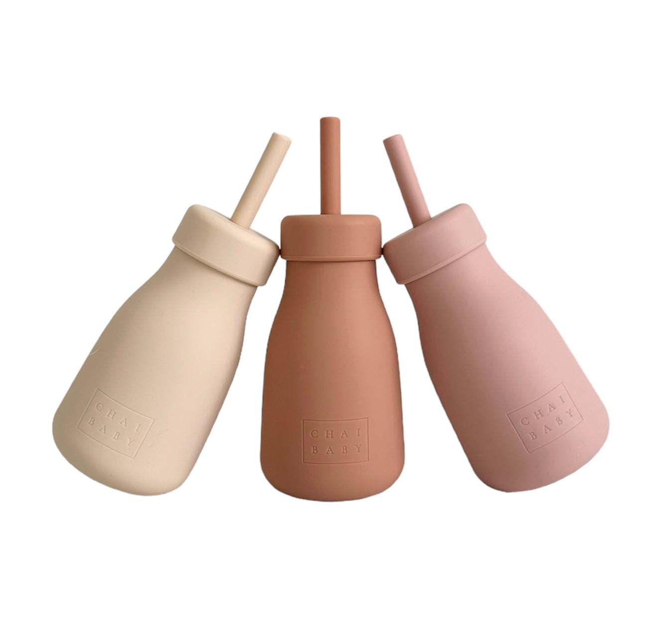 Pink Silicone Kids Smoothie Bottle | Chai Baby NZ