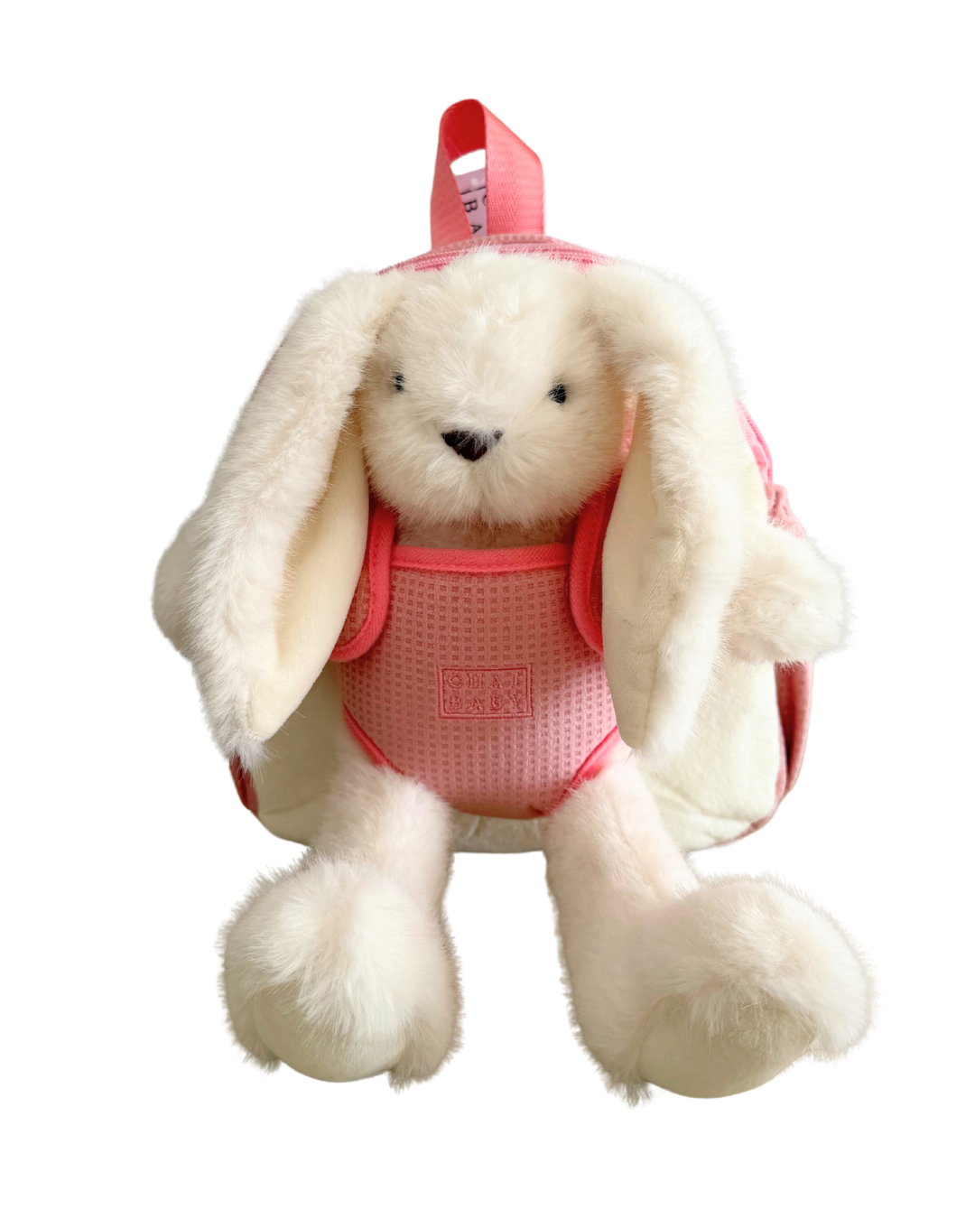 White Bunny with Pink Kids Backpack | Toddler Backpack NZ