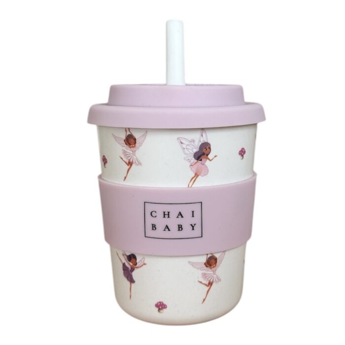 Kids fairy reusable keep cup for fluffy and babyccino