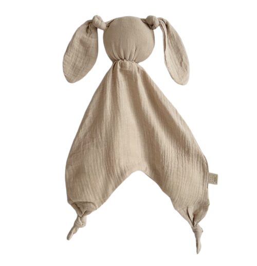 100% cotton bunny comforter in beige