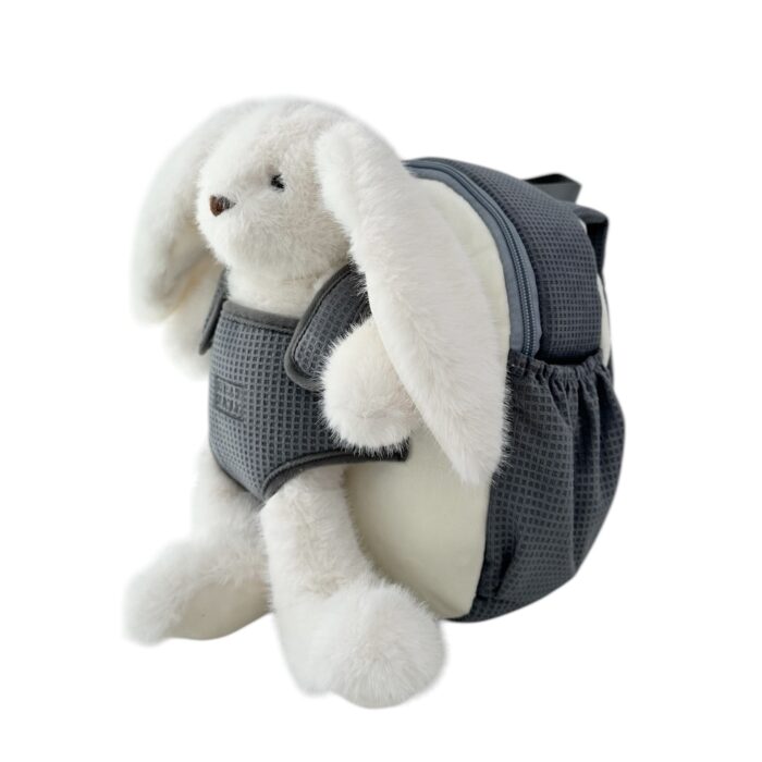 blue bunny backpack with harness