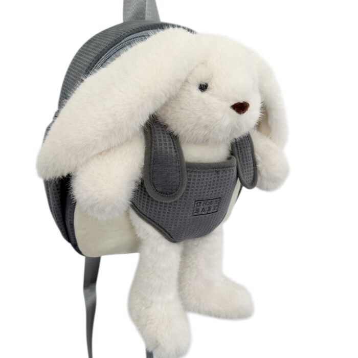 blue bunny backpack with harness